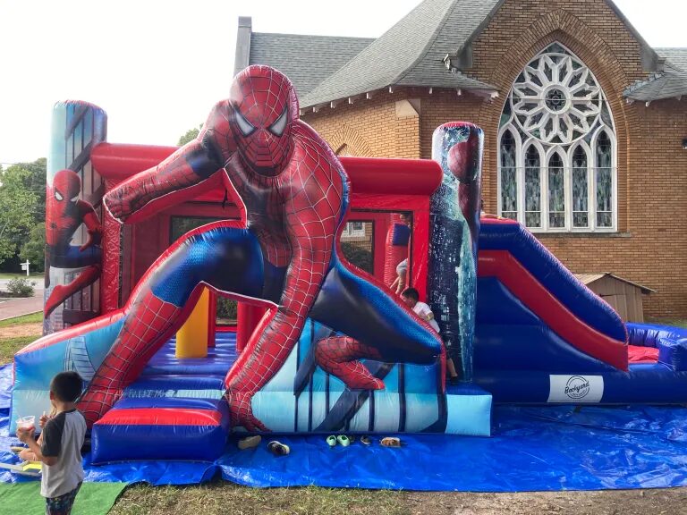 Backyard Party Rentals, at work